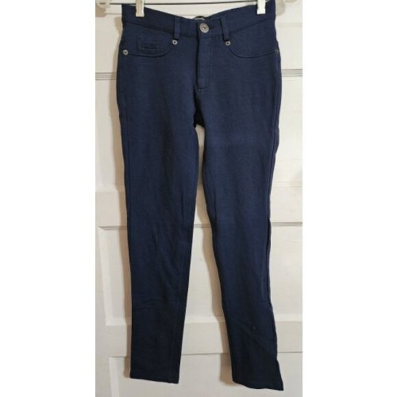 Navy Blue PRICELESS Stretch Jegging Leggings Juniors MEDIUM - Picture 1 of 4